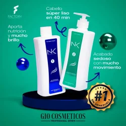 Kit Tratamiento Nk Alisado Paso 1 Y 2 450ml