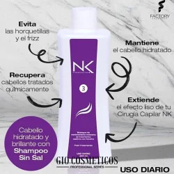 Shampoo Nk Post Tratamiento Paso 3 450ml
