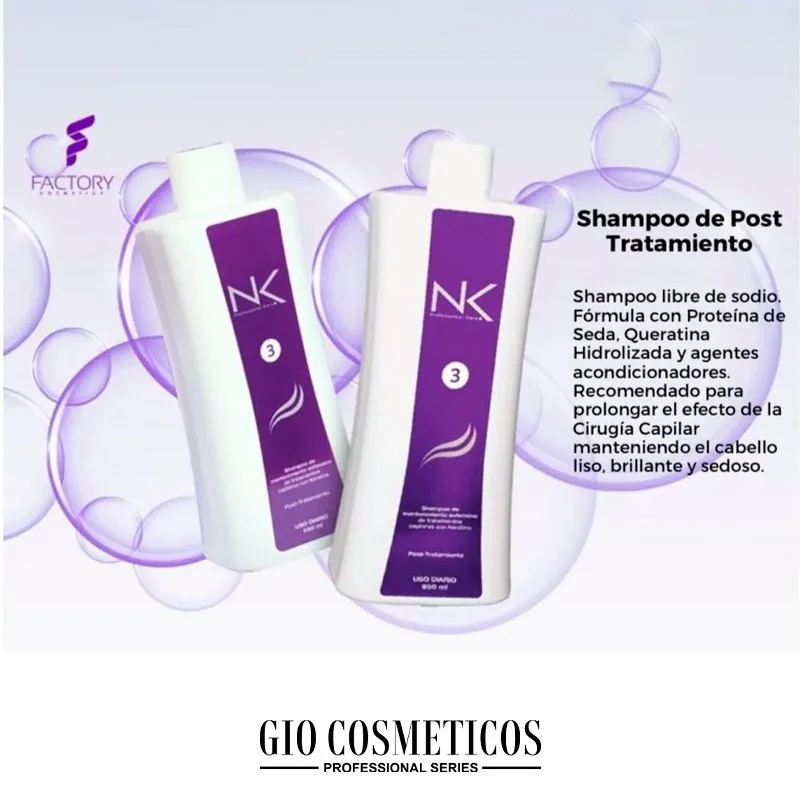 Shampoo Nk Post Tratamiento Paso 3 450ml