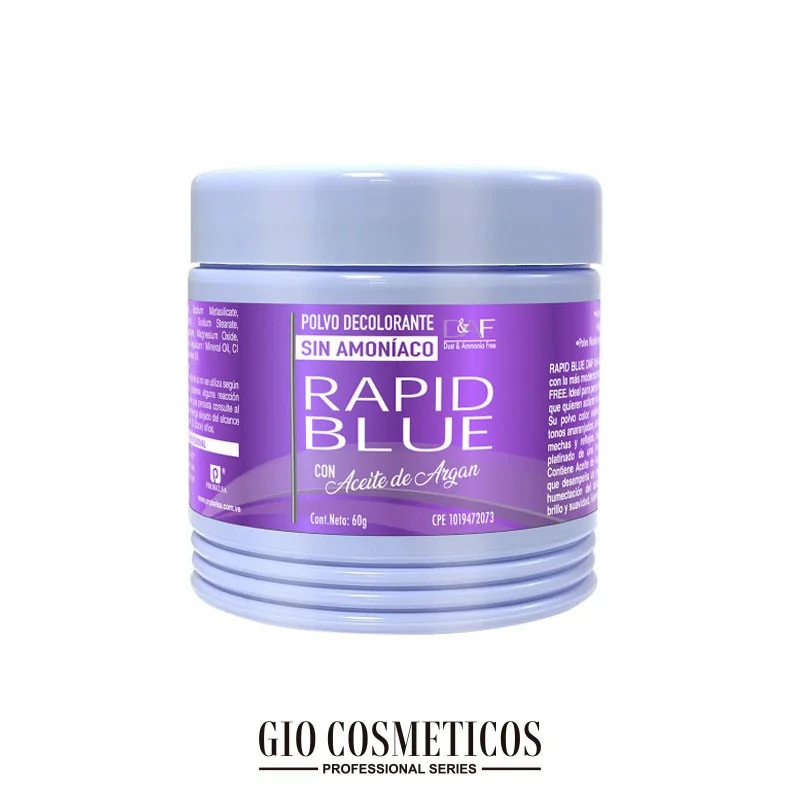 Polvo Decolorante Rapid Blue sin Amoniaco 60gr